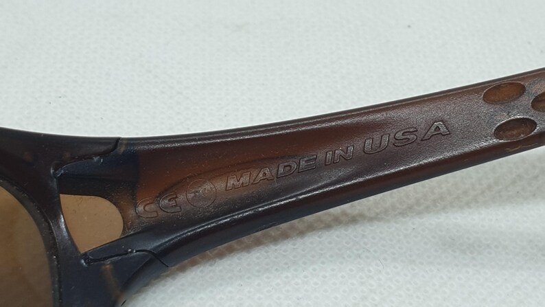 Oakley Fives 1.0 Vintage solglasögon med bruna bågar. Tillverkad i USA bild 4
