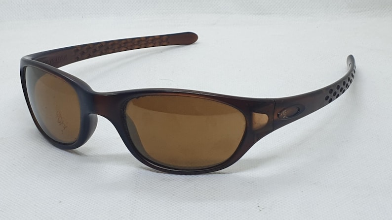 Oakley Fives 1.0 Vintage solglasögon med bruna bågar. Tillverkad i USA bild 2