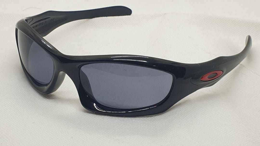 Oakley Monster Dog Black Frame With Red Logos. Made in USA - Etsy