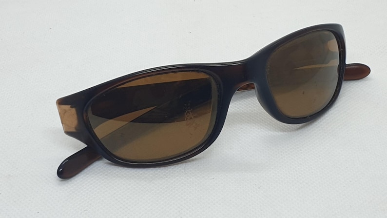Oakley Fives 1.0 Vintage solglasögon med bruna bågar. Tillverkad i USA bild 10