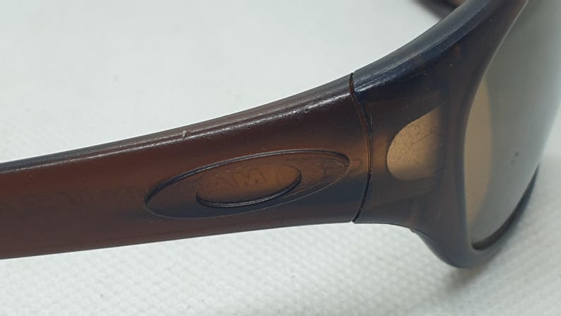 Oakley Fives 1.0 Vintage solglasögon med bruna bågar. Tillverkad i USA bild 6