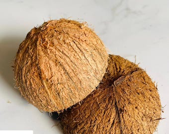 Natural Coconut Shell Halves for Crafting, Eco-Friendly Rustic Decor Supplies