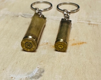Brass Casing Keychain – Real Inert Bullet Shell, Military & Hunting Gift, Unique Keyring, Outdoor Accessory