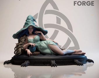 Ranni die Hexe - Elden Ring STL Statue (Maßstab 1:6)
