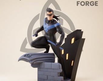 Nightwing STL File 1/6 Scale DC Superhero Resin Figure
