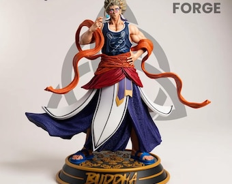Buddha STL Figure – Shuumatsu no Valkyrie | Record of Ragnarok Anime Statue | 3D Printable Model