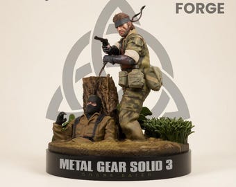Plik STL Naked Snake Metal Gear Solid 3 – Taktyczna figurka żołnierza stealth do druku 3D z żywicy