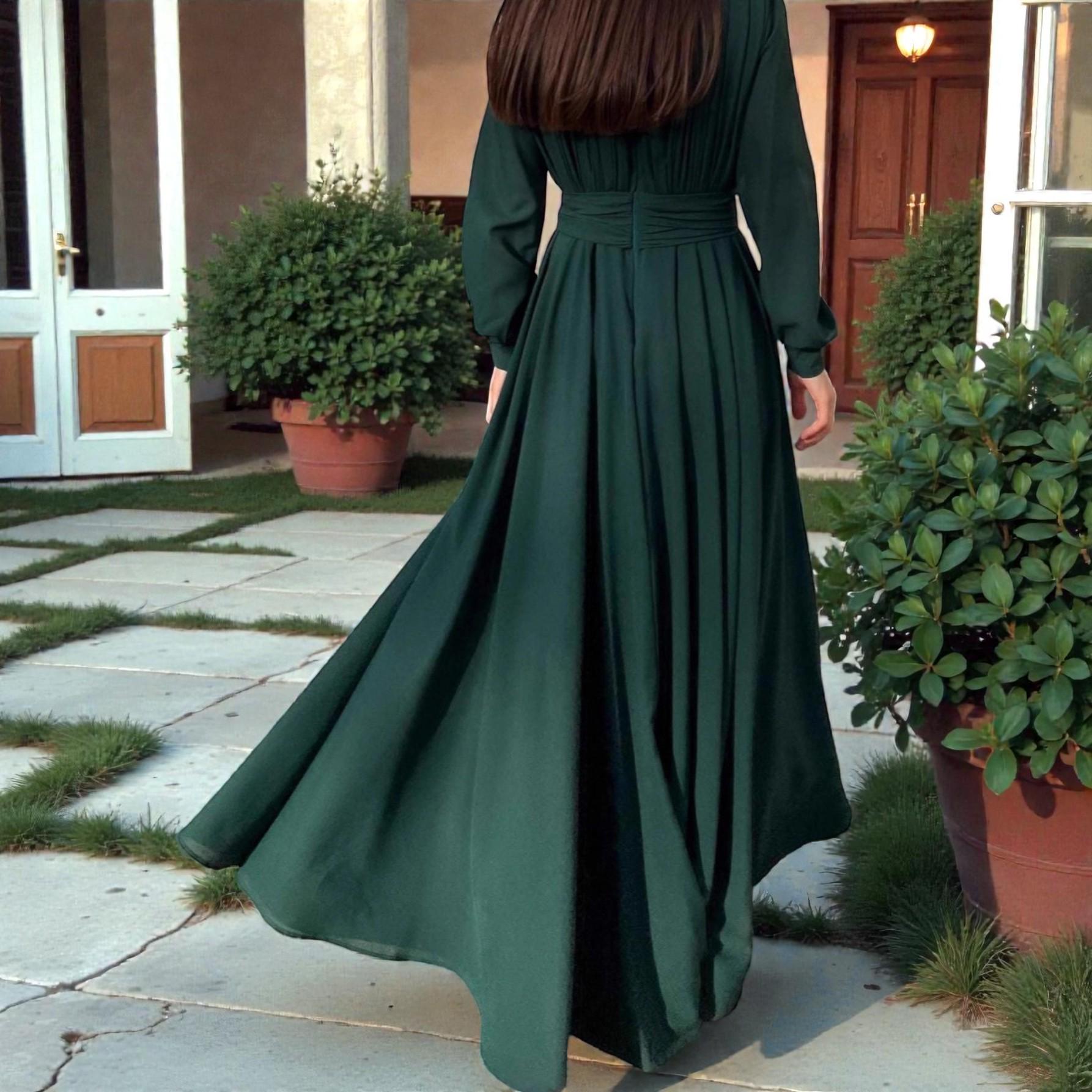 emerald green wrap over long sleeve bardot maxi dress Goddiva Long Sleeve Sequin V Wrap Maxi Dress