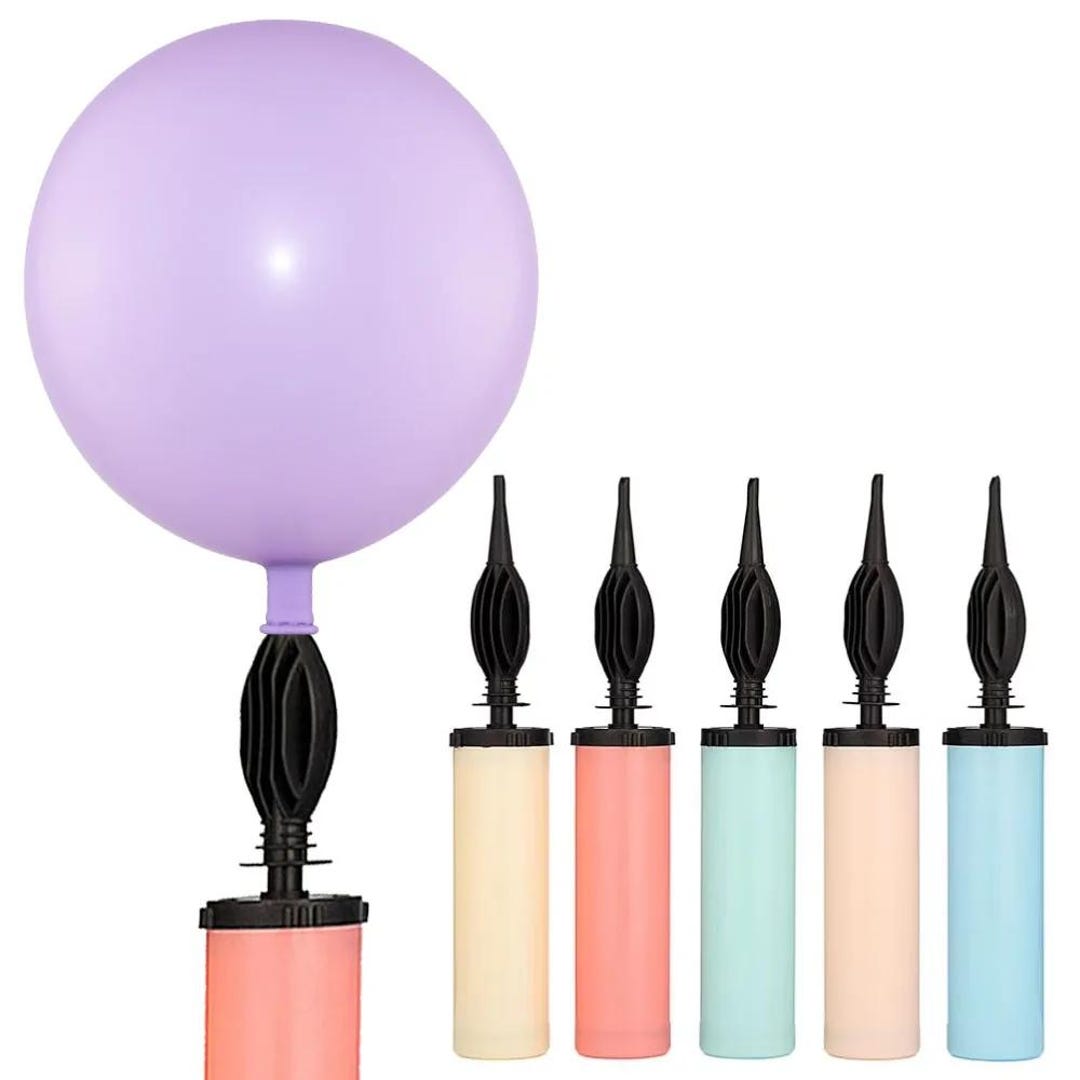 Push Balloon Balloon Pump Air Inflator Hand Push Portable | Plastic Strip Style Pump ...