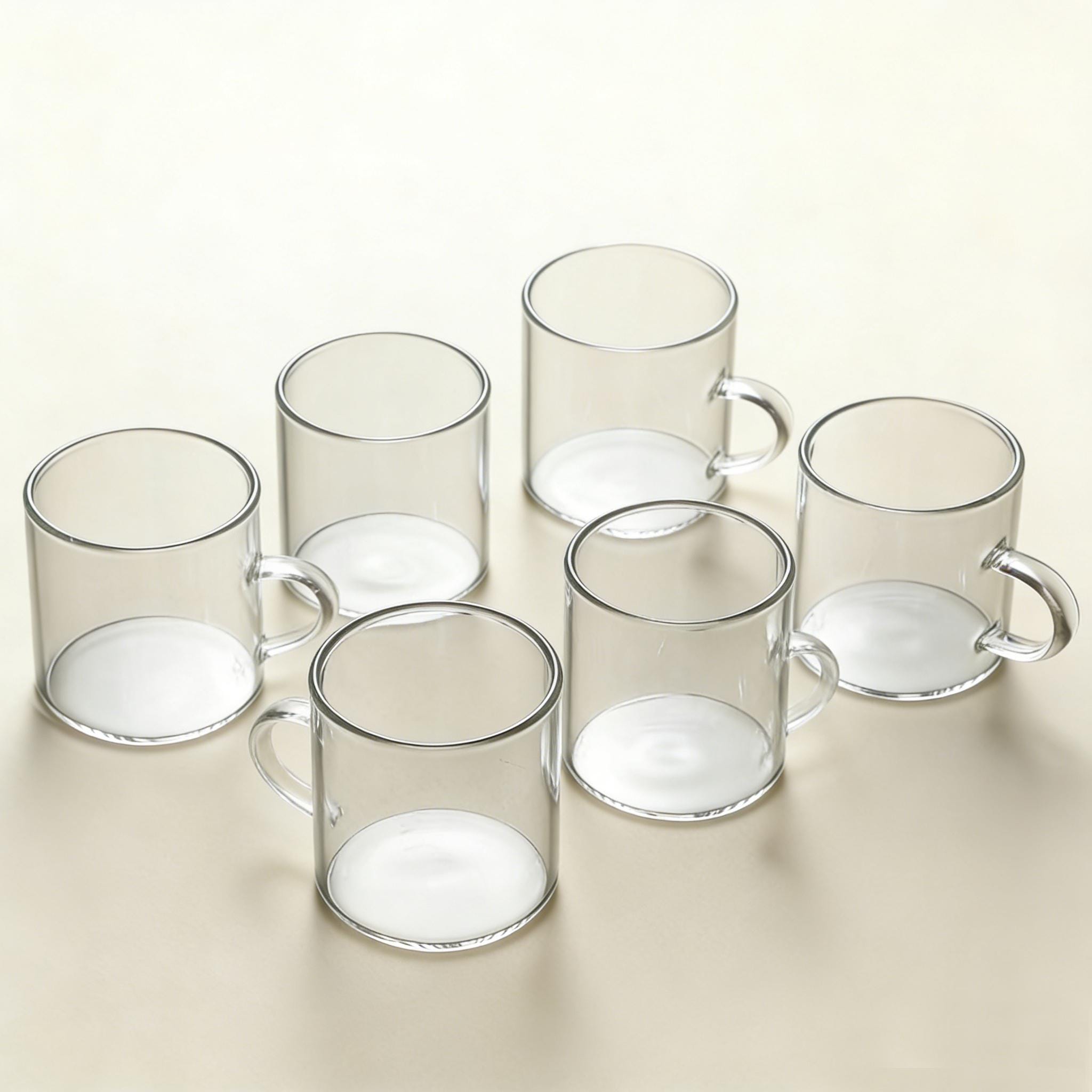 3 diameter glass cup KIRARI Glass Tall Tumbler 14 oz set of 6