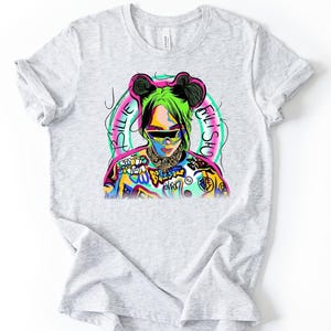 Billie Eilish Graphic Tee - Etsy