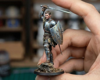 Jindra (Henry) Miniatura – Figurka żywiczna inspirowana Kingdom Come: Deliverance II | Surowa żywica | 32 mm–75 mm–110 mm