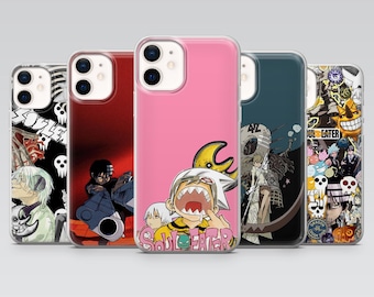 Soul Eater Phone Case Anime Cover for iPhone 17, 16Pro, 15, 14, 13, 12, Samsung S26, S25, S24, S23, A16, A56, A55, Pixel 10Pro, 9Pro