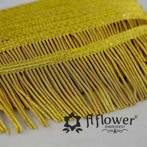 Metal Bullion wire Fringe