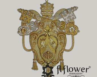 バチカン市国の紋章 - 庭と家の旗、聖座、贈り物、教皇、ローマ