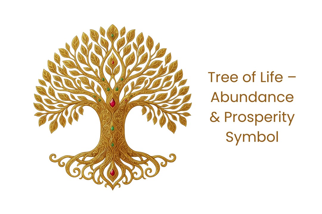 Tree of Life – Abundance & Prosperity Symbol | Ornate Gold Wall Art ...