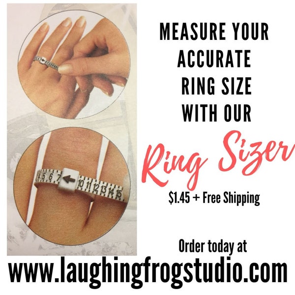 Ring Sizer - Reusable - Adjustable Ring Sizing Tool - FREE SHIPPING - Multisizer Tool