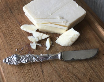 Cheese Board Knife Gift - Upcycled Silverware Antique Dinner Knife to Cheese Knife - Charcuterie Gift or Hostess Gift