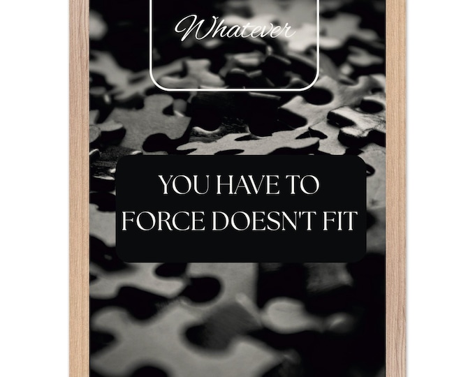 Premium Wooden Framed Poster With Museum-Quality Matte Paper