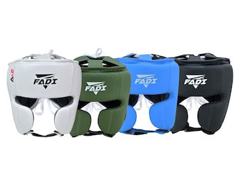 Authentic Series A2 Boxing Headgear -  Leather Head Guard for Adults | Fadi Sports