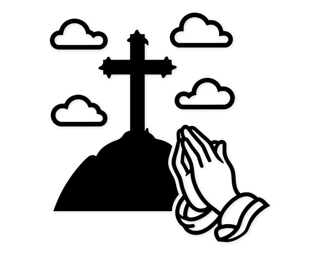 Faith Reflection Svg Svg Png Dxf: Elegant Design for Christian Crafts ...