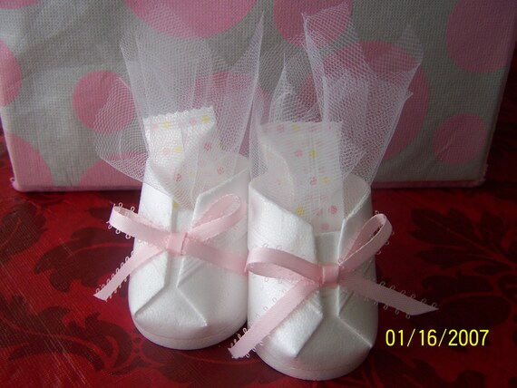 baby bootie favors