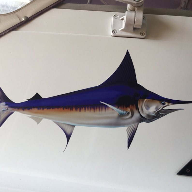 24 Swordfish RV Decals Boat Graphics Set of 2 Mirrored Etsy