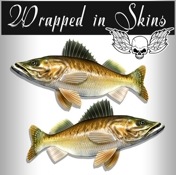 Walleye Decals Fishing Stickers Fish Decals Tackle Box RV Decals Truck  Camper Trailer AFP-0107 -  Canada