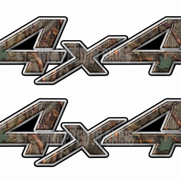 4x4 Off Road or NO offroad your choice Camo Decals OAK AMBUSH Truck Bed Decals. Laminated vinyl graphic stickers. 4wd vehicles  KA133(N)R4