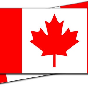 Canadian Flag Vinyl Decal Stickers Canada