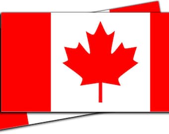 Canadian Flag Vinyl Decal Stickers Canada