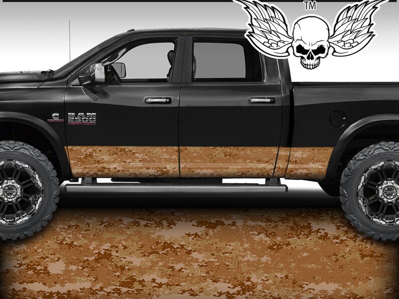 Rocker Panel Wrap Kit Truck Vinyl Graphic Decals Truck Side Etsy