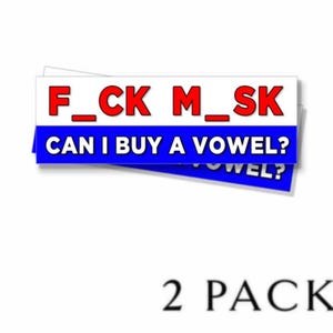 F * CK M * SK Lustige Anti Musk Autoaufkleber wählen Sie aus 3 &quot;, 5 &quot;, 7 &quot;&quot;&quot; oder 9 &quot;&quot;breite Rot Weiß Blau.&quot;