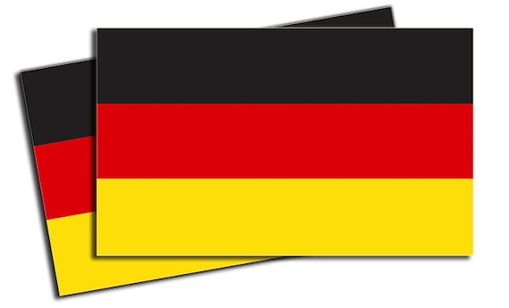 Buy German Flag GERMANY Vinyl Decal Sticker 2 Pack Online in India 