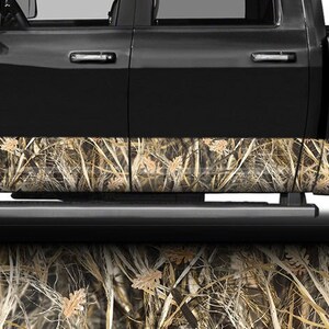 Truck Rocker Panel Wrap Tall Grass Camouflage Vinyl Wrap Kit Truck A ...