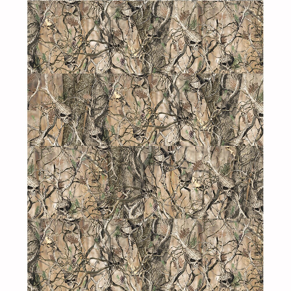 Camo Rocker Panel Graphic Decal Wrap MATTE Camouflage With Skull ...