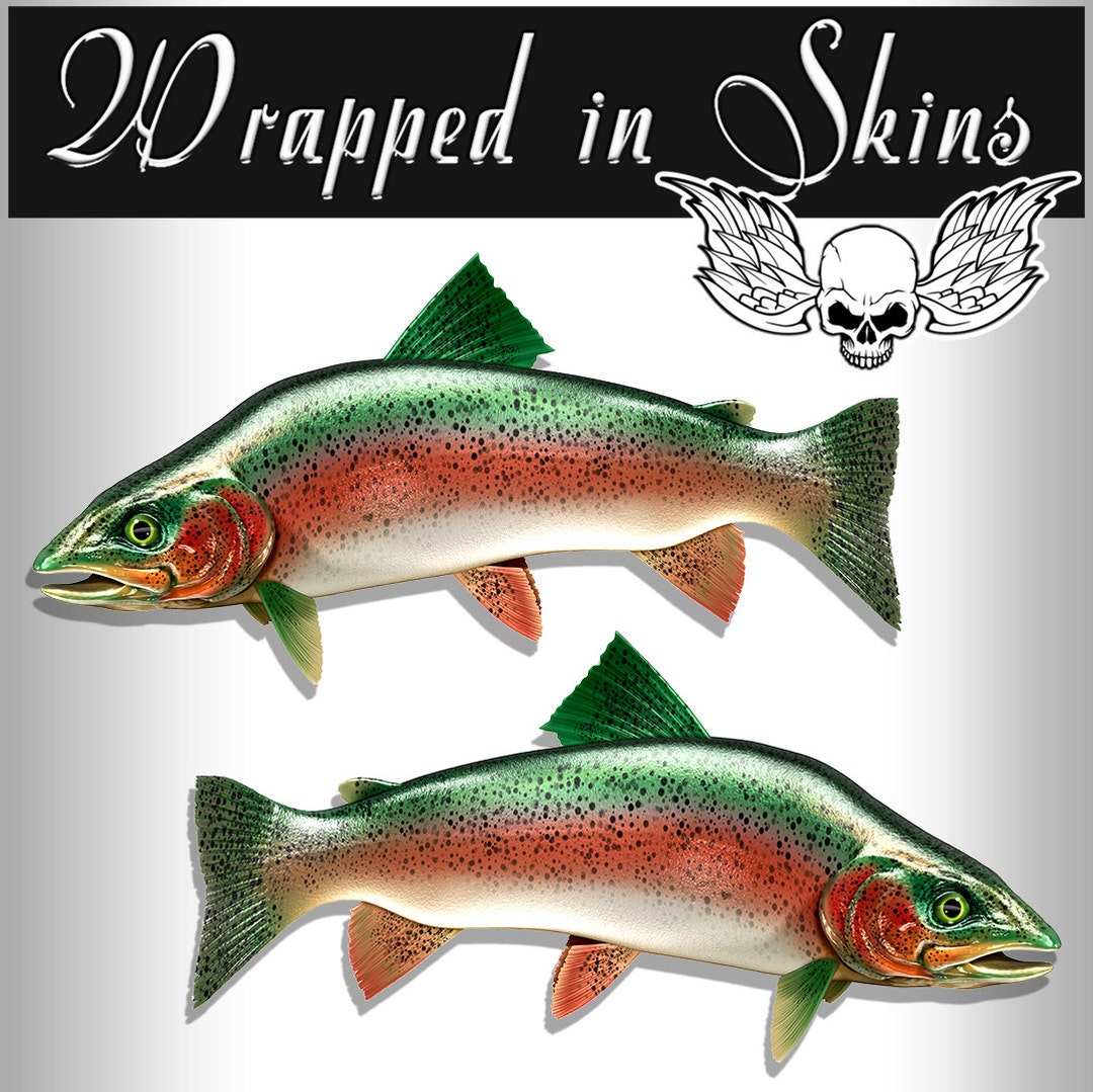 Trout Decals Fishing Stickers Tackle Box RV Truck Camper Trailer AFP-0096 -   Canada