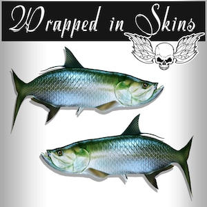 Tarpon Stickers autocollants pour aborder la pêche boîte camion RV Camper Trailer AFP-0082