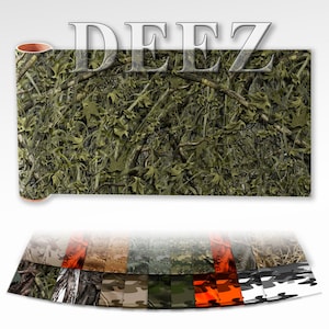 Vinyl Camo Sheet for die-cutting or wrapping - 15&quot;x52&quot; Camouflage Vinyl Sheet - Laminated or unlaminated