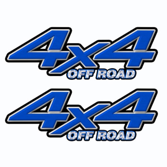 4x4 off road truck side stickers Blue truck Decals Blue