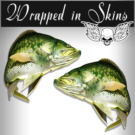 Crappie Decals Fishing Stickers Tackle Box RV Truck Camper Trailer