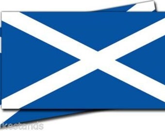 Scottish Flag Vinyl Decal Stickers Flags of Scotland - Multi Pack