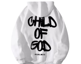 Men’s Back Letter Print Pullover Hoodie & Sweatshirt