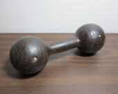 Antique Iron Dumb Bell