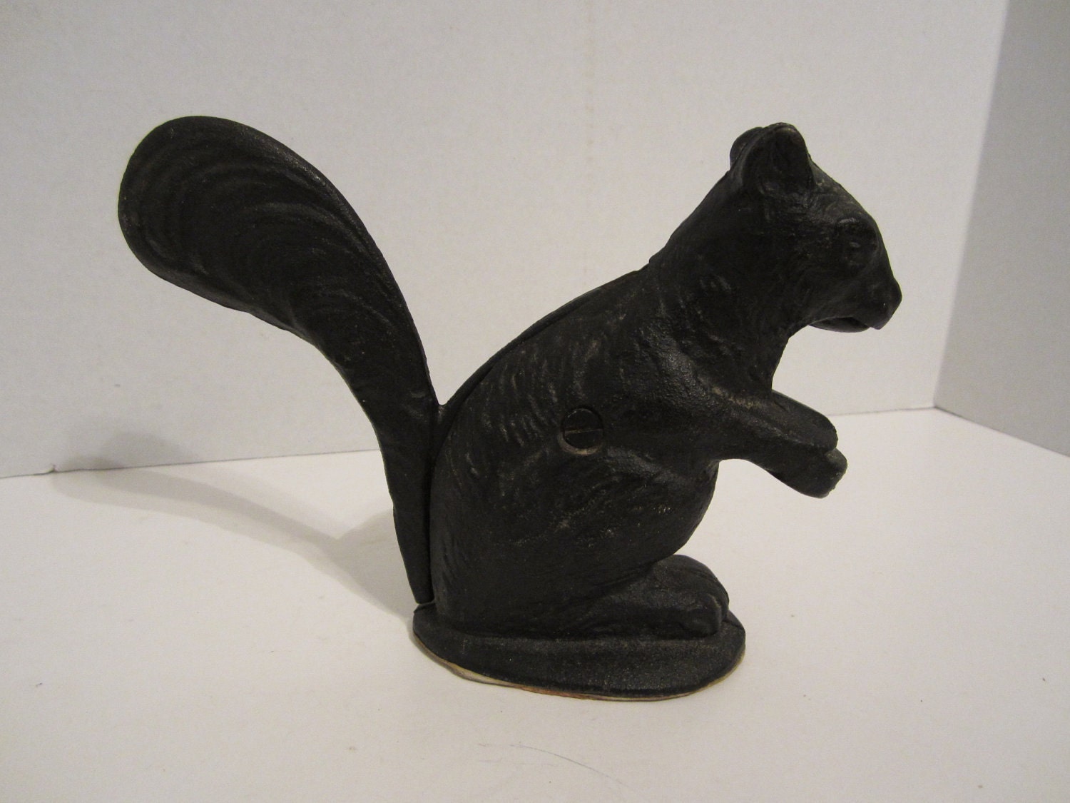 Vintage Cast Iron Squirrel Nut Cracker Etsy