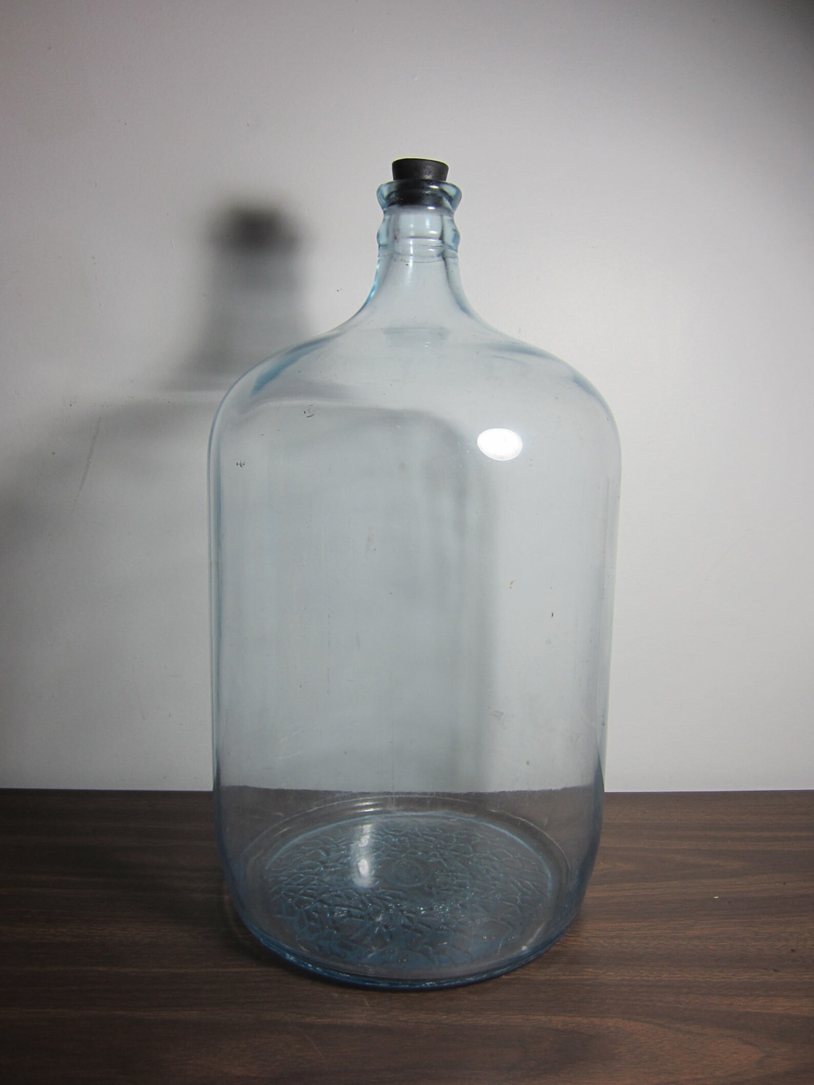 Vintage Glass Water Cooler Bottle 5 Gallon Etsy
