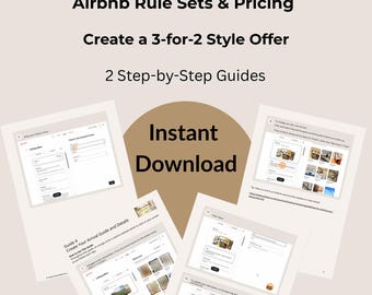 Airbnb Regelsätze & Preisleitfaden | Erstellen Sie ein 3-für-2-Angebot