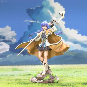 Roxy Migurdia - Mushoku Tensei | Blue Hair Magic Girl STL – Anime Inspired 3D Print Model for Resin & FDM