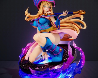 Urocza dziewczyna-magik STL – Uczennica magicznego czarownika – Model 3D do druku żywicznego i FDM