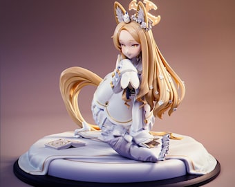 Blue Archive Yurizono Seia STL Anime Girl Model 3D do druku żywicy i FDM